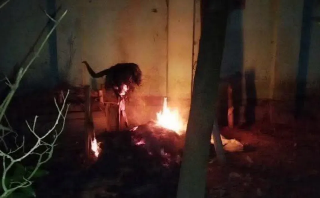 Hindu temple attacked and temple idols set ablaze by miscreants in Bangladesh amidst rampant Hindu persecution