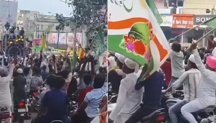 Hindu sentiments insulted: ‘Sar Tan Se Juda’ slogans raised outside temple during Muslim religious procession