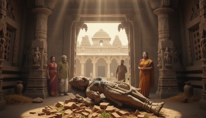 Hindu temple targeted and idols of Hindu deities desecrated by miscreants in Bihar