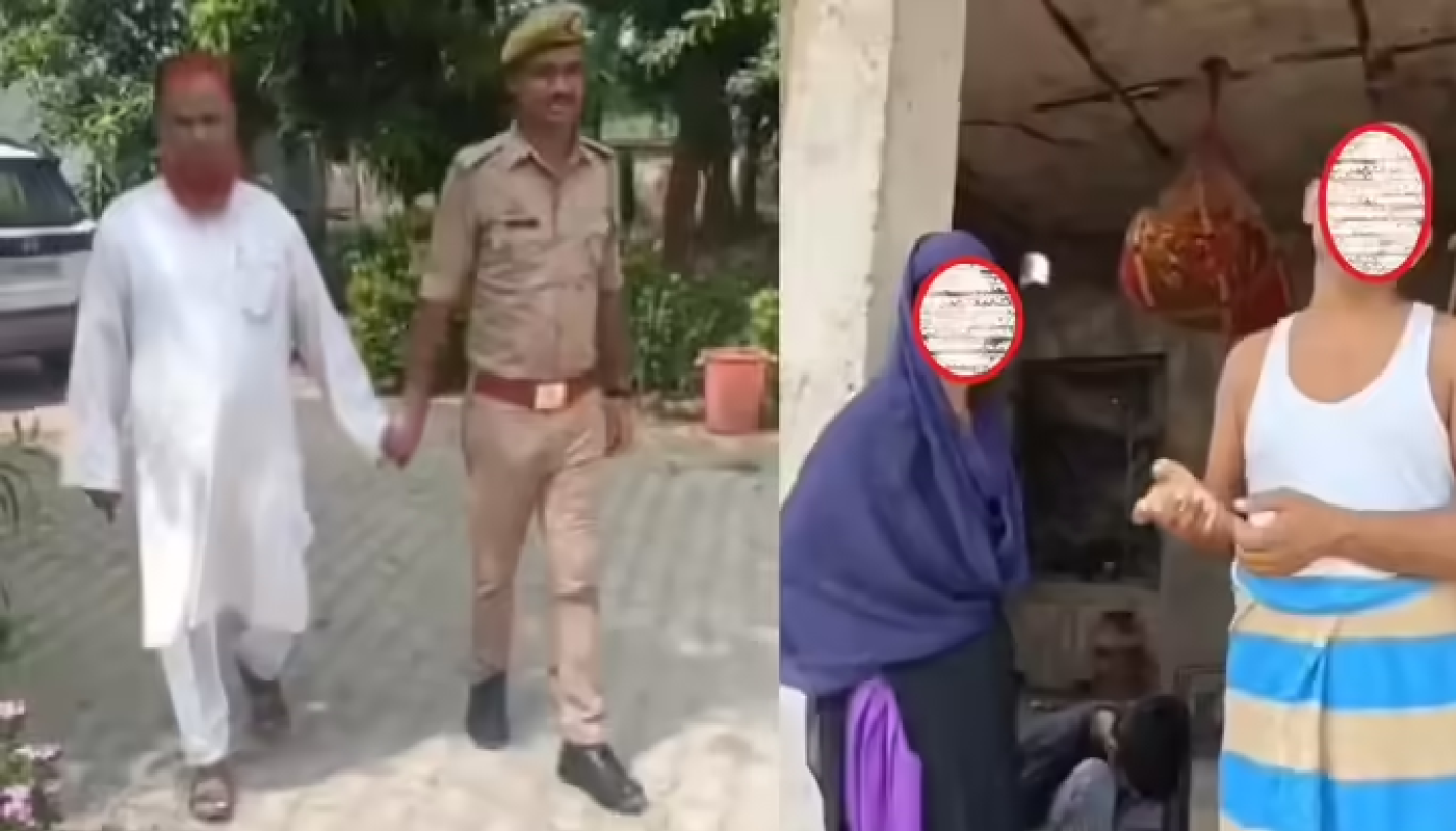 Hindu woman and children converted to Islam with promises of free food, clothing and education; husband attacked attempting to rescue children