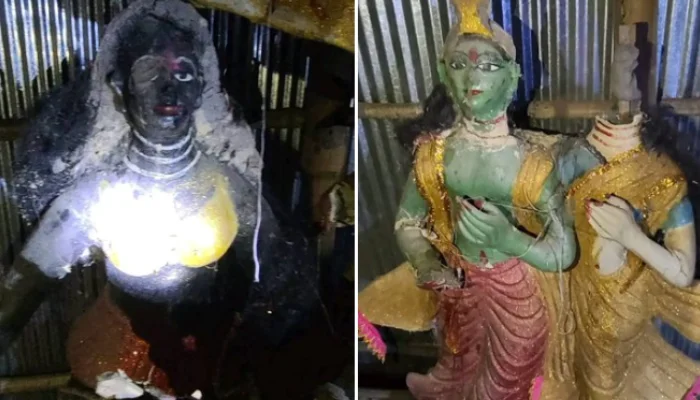 Hindu temple attacked and temple idols desecrated by miscreant in Bangladesh; police releases accused under pretext of "mental illness"