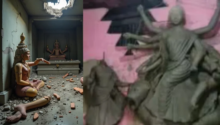 Hindu temple attacked, idols desecrated by miscreants in Bangladesh amidst ongoing persecution of Hindus