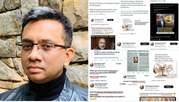 Hate speech targeting Hindus: Leftist journalist hurls derogatory slurs at Hinduism, Hindu deities, and Hindutva on social media