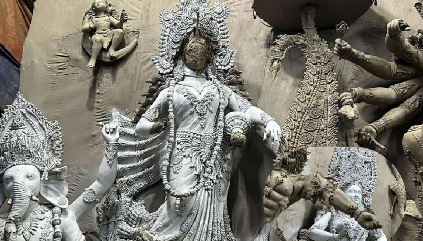 Idols of Hindu goddess desecrated by miscreants ahead of Durga Puja celebrations in Bangladesh