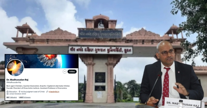 Hindu community targeted: Former Christian professor endorses Hinduphobic tweet calling for desecration of Lord Hanuman's idol