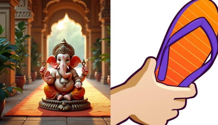 Hindu temple idol desecrated as miscreant places footwear on sacred idol, police claims accused is "mentally unstable"