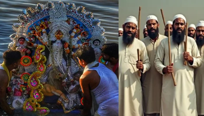 Hindu religious procession targeted near mosque, Hindu devotees brutally attacked by Muslims in Uttar Pradesh