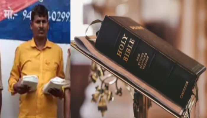 Hindu villagers brainwashed and enticed for Christian conversion; accused urged villagers to destroy idols of Hindu deities