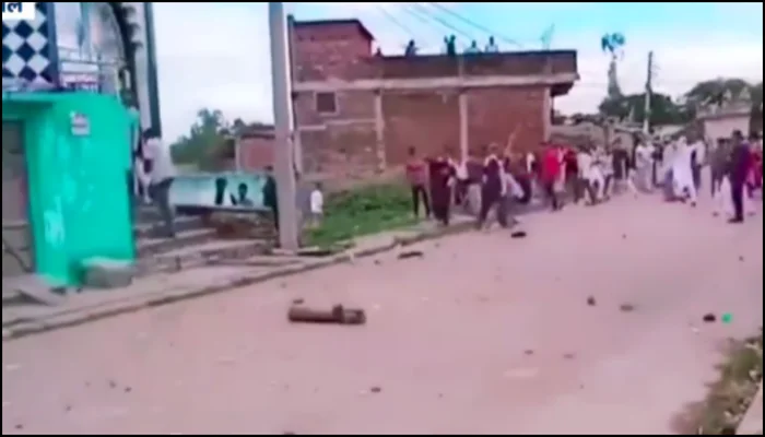 Durga idol immersion procession attacked in front of mosque; devotees pelted with stones by Muslim mob in Nepal