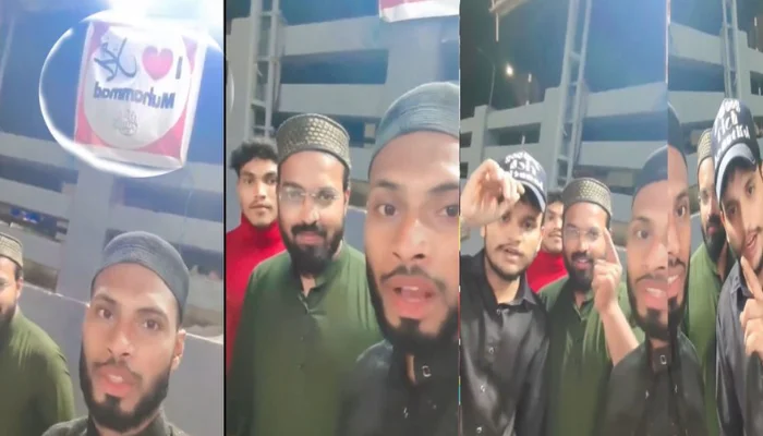 Hindu religious leader abused, his saffron attire mocked by Muslim youths in Hyderabad over ''I Love Muhammad'' controversy 