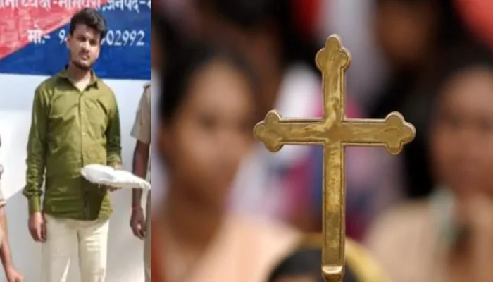 Hindu villagers targeted and offered inducements for Christian conversion; accused urged villagers to throw away idols of Hindu deities