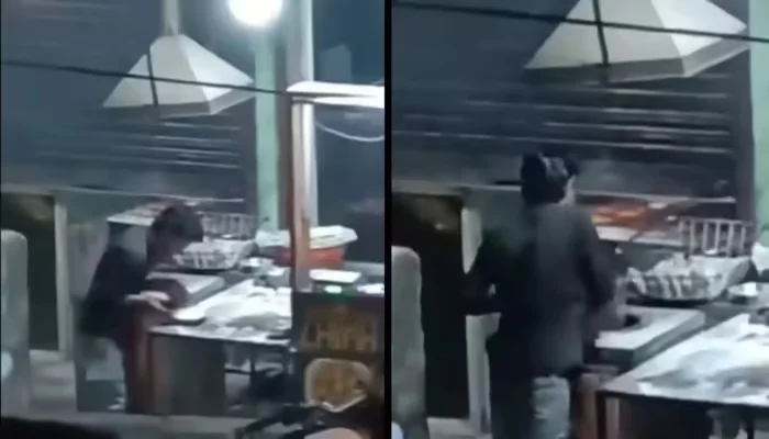 Muslim man spits on food while working at local restaurant; resulting in outrage by Hindu locals and activists