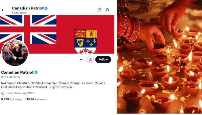 Attack on Hindu beliefs: Canadian Christian influencer denigrates revered Hindu festival on social media