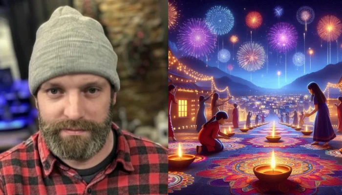 Attack on Hindu religious sentiments: Canadian Christian influencer denigrates Diwali celebrations on social media