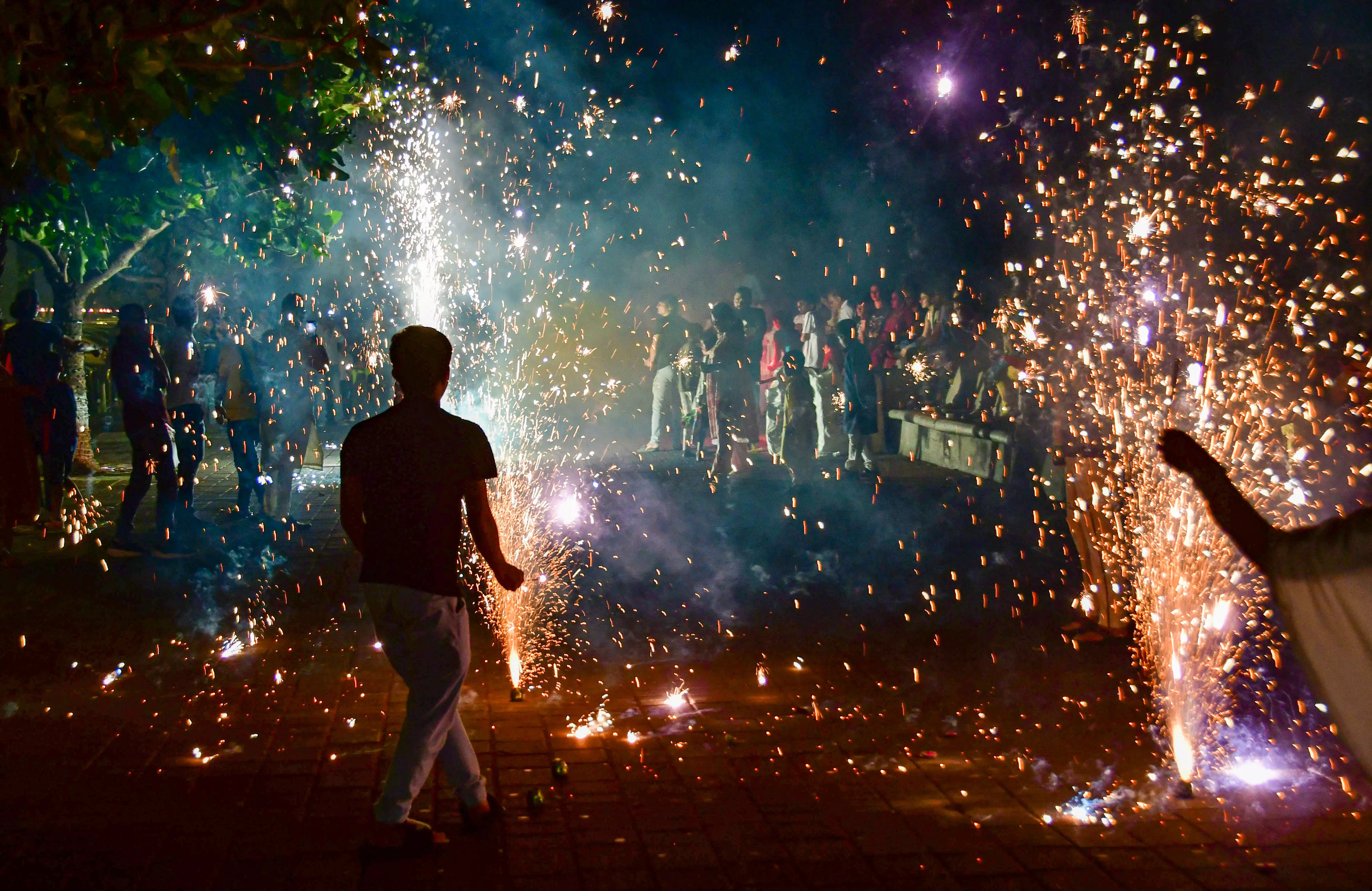 Hindu youth stabbed by Muslim man after dispute over bursting firecrackers on Diwali