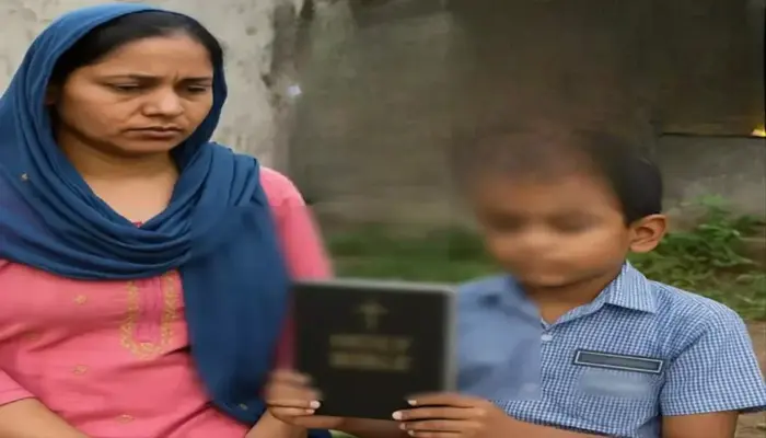 Minor Hindu boy converted by Christian mother without knowledge of Hindu father in Madhya Pradesh
