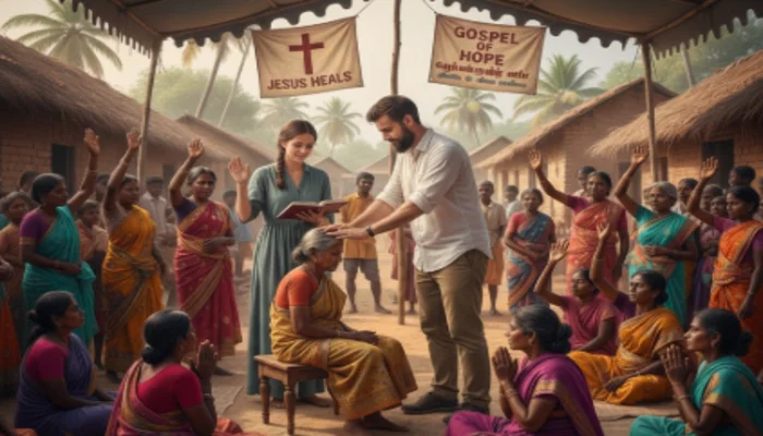 Hindu villagers targeted for conversion under guise of healing meeting by Chrisian missionaries 