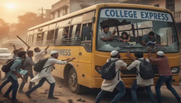 Hindu students targeted in mob attack orchestrated by Muslim teacher over minor altercation 