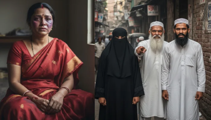 Hindu woman verbally abused, threatened and brutally assaulted by Muslim neighbours for living in Muslim locality