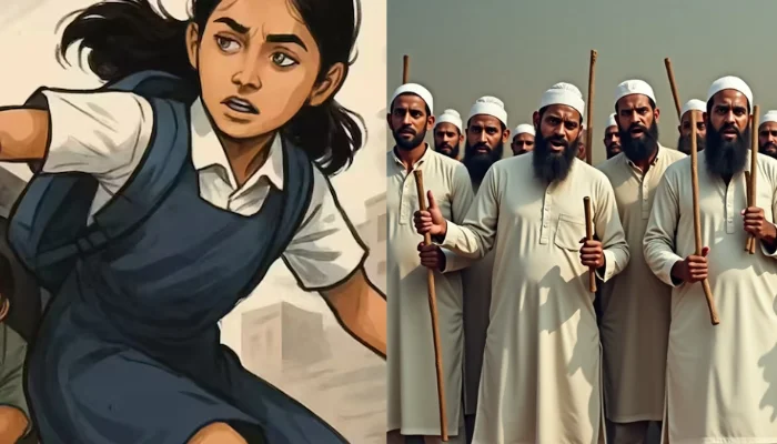 Minor Dalit Hindu girl sexually assaulted, pressured for religious conversion by Muslim men; perpetrators also denigrated Hindu faith