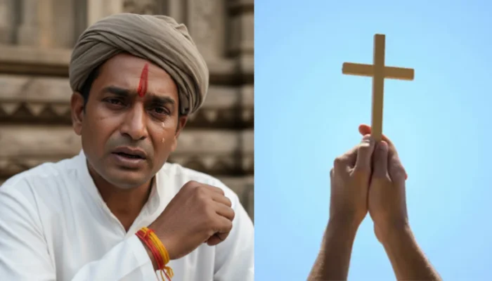 Hindu villagers, including women, targeted and offered inducements for religious conversion by Christian man 