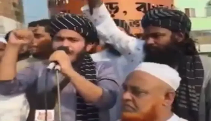Violent threats to kill Hindus raised by Muslim man in Dhaka amidst ongoing persecution of Bangladeshi Hindus