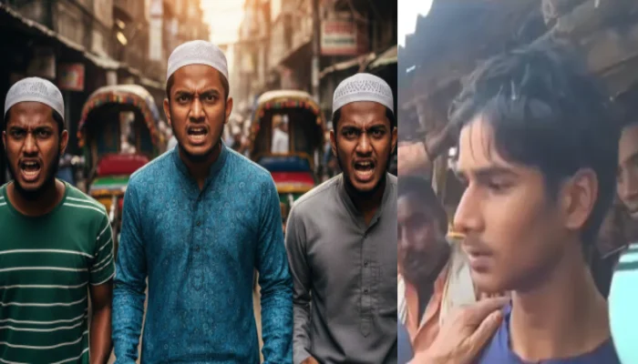 Hindu girls and devotees attacked by armed Muslim mob for objecting to harassment during Hindu religious procession