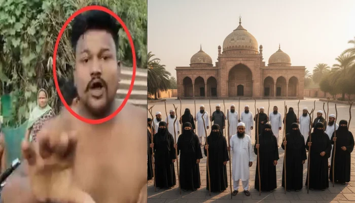 Hindus attacked for their faith and opposition to cow smuggling by Muslim mob shouting "Allah Hu Akbar" slogan