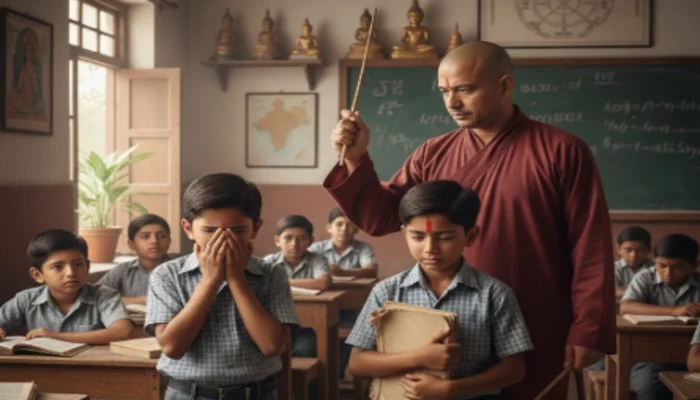 Hindu minors face conversion pressure; deities insulted and sacred symbols defiled in school