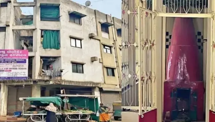 Hindu temples demolished by Muslim builder, illegal flats for Muslims and meat shops come up on temple land 
