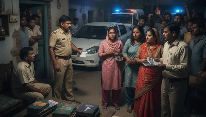 Hindus lured for religious conversion, police recover Christian books and propaganda materials 