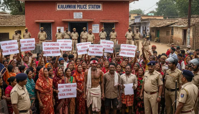 Hindu man pressured to convert to Christianity; attacked with stones and threatened with death for resisiting