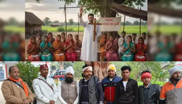 Hindu deities mocked and poor hindu villagers coerced to convert to Christianity in Fatehpur, UP