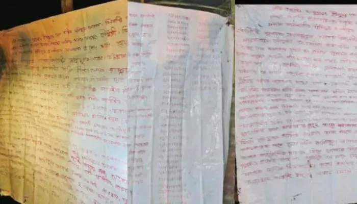 Hindu community threatened by Muslims who put out posters planning genocide of Hindus in Bangladesh
