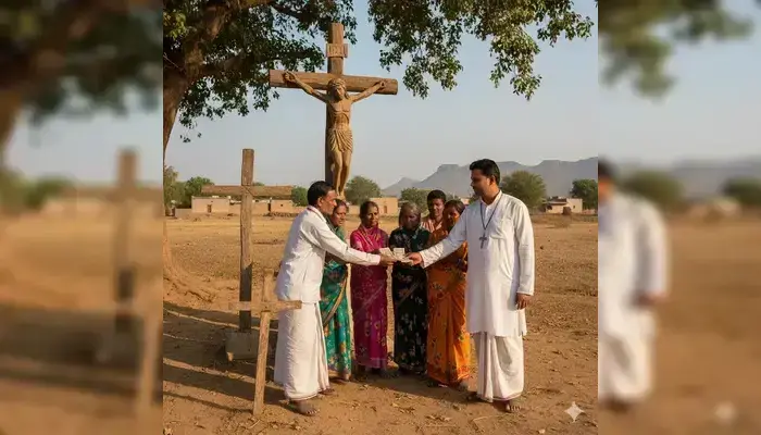 Hindus offered inducements and forcibly converted to Christianity by Christians in Uttar Pradesh