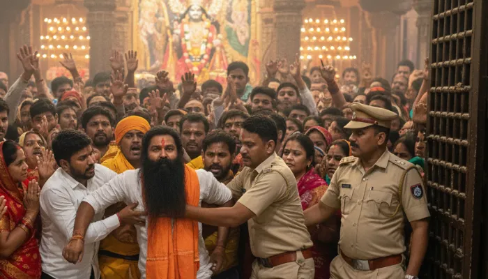 Hindu devotees targeted for pickpocketing, Muslim man disguises himself as Hindu, wears tilak on his forehead to gain entry into temple