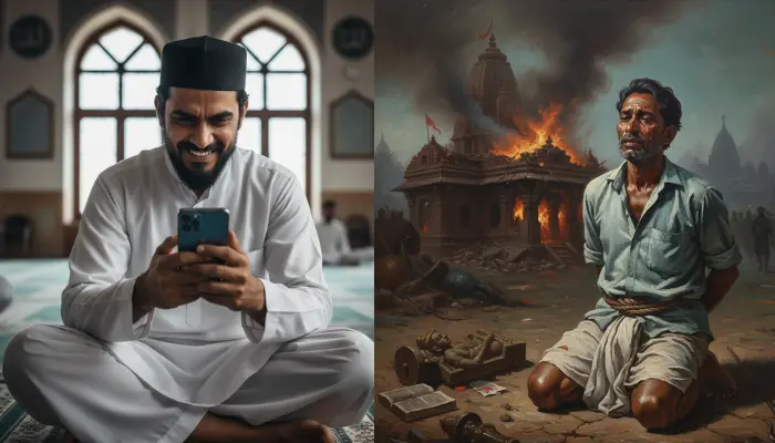 Anti-Hindu hate speech: Muslim man makes derogatory social media post mocking ongoing persecution of Hindus in Bangladesh