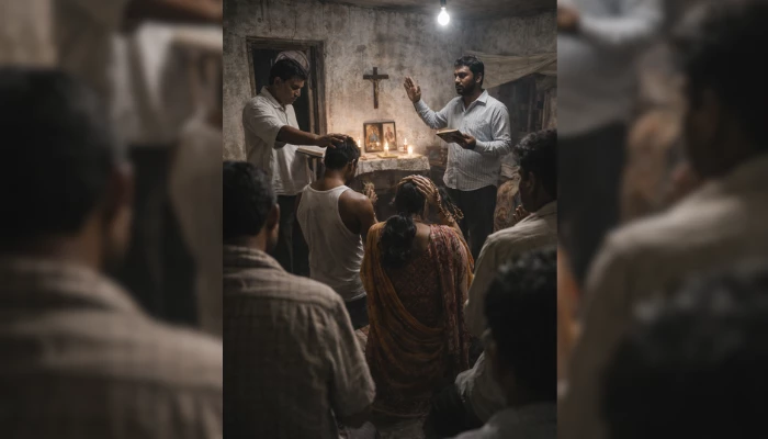 Poor Hindus villagers offered monetary inducement to convert to Christianity; four accused arrested in Jaunpur UP 