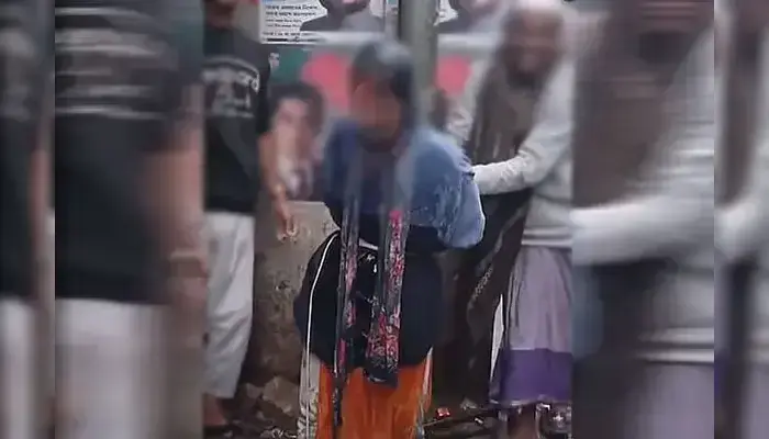 Hindu woman tied to pole, tortured with cold water by Muslim men in Bangladesh amidst ongoing persecution of Hindus