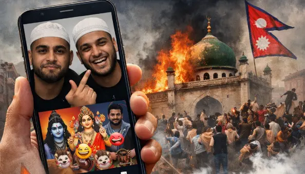 Hindu religious sentiments hurt after Muslim youths abuse deities on social media triggering law and order crisis in Nepal