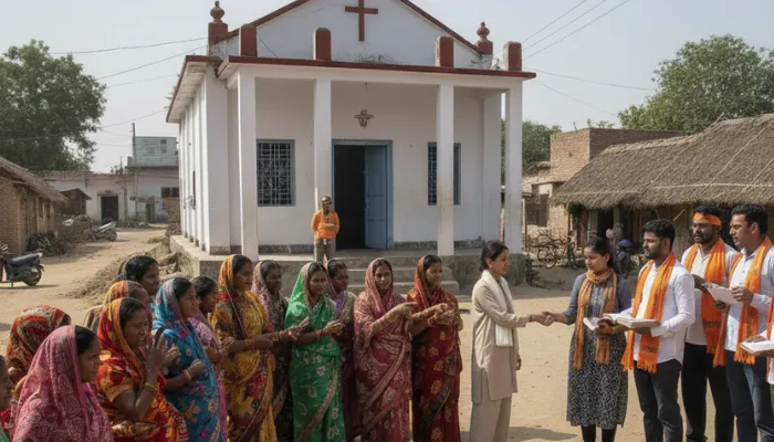 Hindu villagers targeted for religious conversion under the pretext of spiritual healing; money collected by Christian missionaries in West Champaran, Bihar