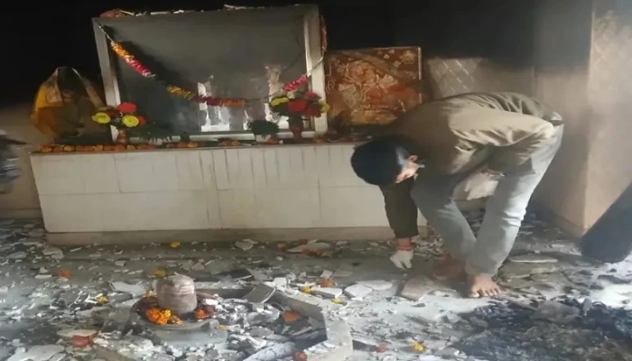 Hindu temple set ablaze, sacred idols desecrated by miscreants in Meerut, Uttar Pradesh