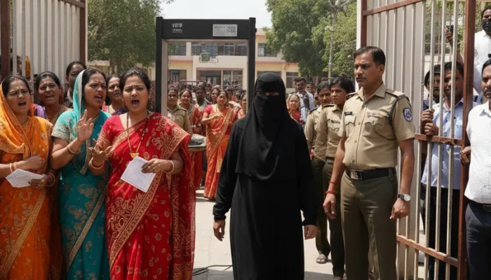 Hindu women forced to remove religious marital symbols by Muslim vice-principal during exams at school in Ghaziabad, Uttar Pradesh