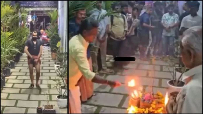 Kerala police threatens Hindus with legal action for sharing video of Muslim man desecrating Tulsi plant, claims he is "mentally unstable"
