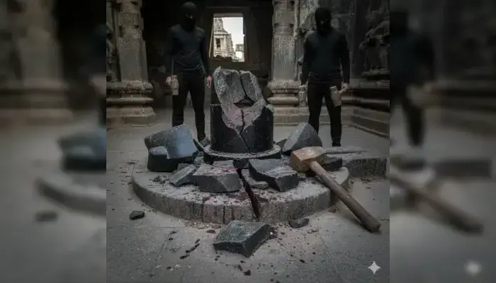 Hindu temple targeted, sacred Shivalinga desecrated by miscreants in Lucknow, Uttar Pradesh