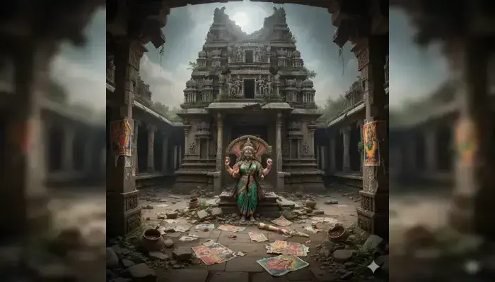 Hindu temple targeted, deity's idol desecrated and banner damaged by miscreant in Hyderabad, Telangana