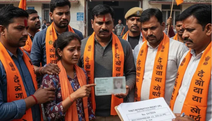 Hindu woman targeted through identity concealment, religious coercion, and attempted sexual assault by Muslim colleague