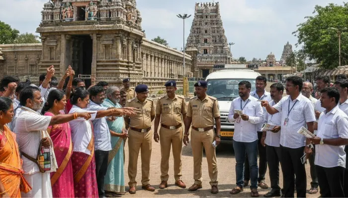Hindu residents face religious coercion by Christian preachers near temple area in Ramanathapuram, Tamil Nadu