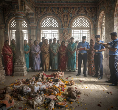Sacred Hindu temple vandalised, idols broken and worship disrupted in Faridpur, Bangladesh