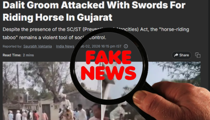 Hindu community targeted by fake news peddlers; personal dispute spun as communal